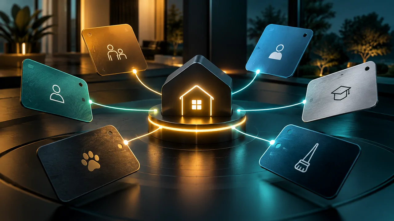 Generated editorial cover for Planning a Multi-Admin Smart Home Without Making It Hard to Maintain