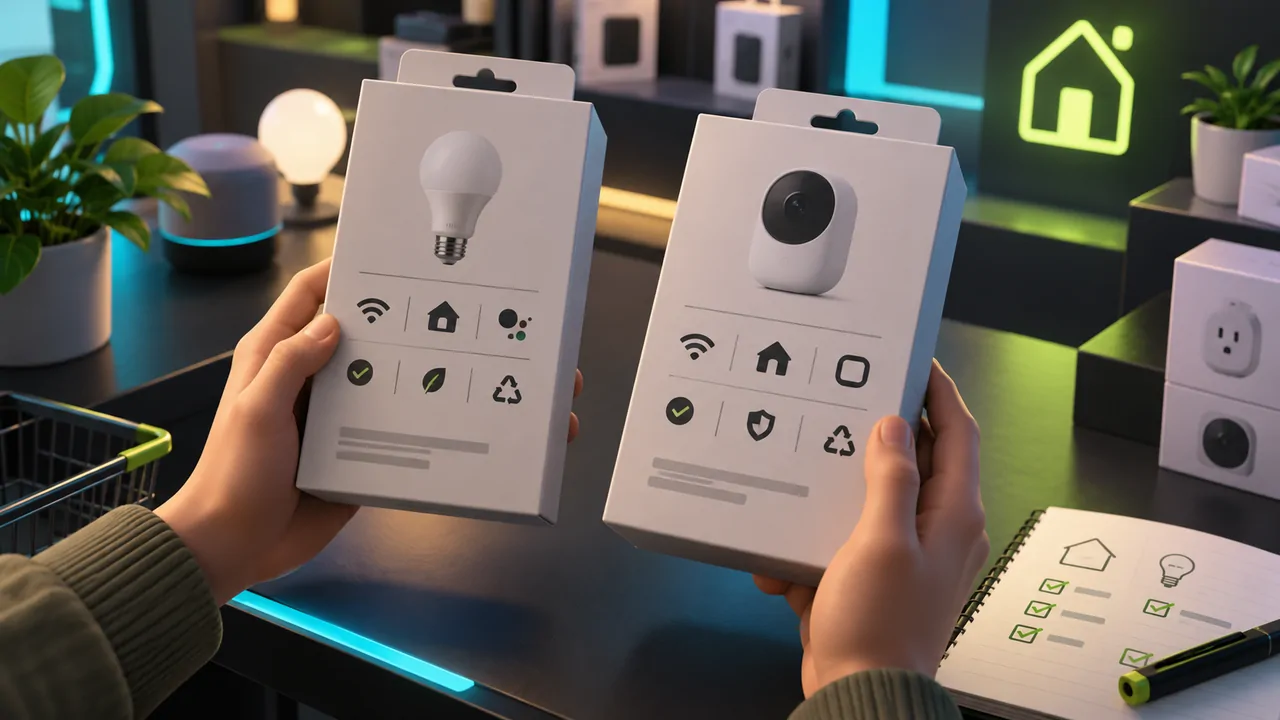 Generated editorial cover for How to Read Smart-Home Compatibility Labels Before You Buy